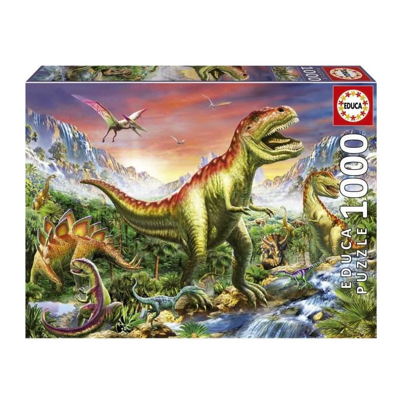 Puzzle Educa 1000 Pièces Dinosaures