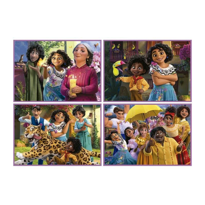 Set de 4 Puzzles Educa Disney