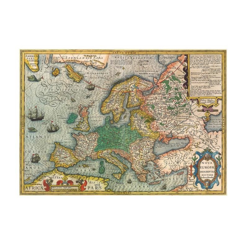 Puzzle Educa 1000 Pièces Carte