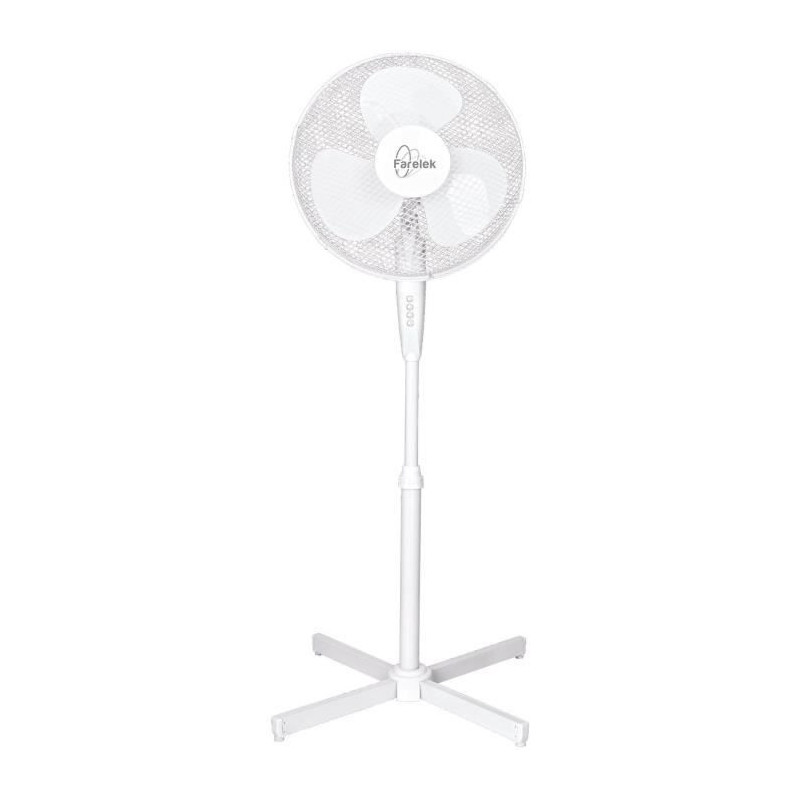 Ventilateur sur Pied Farelek TENESSEE 50 W Blanc