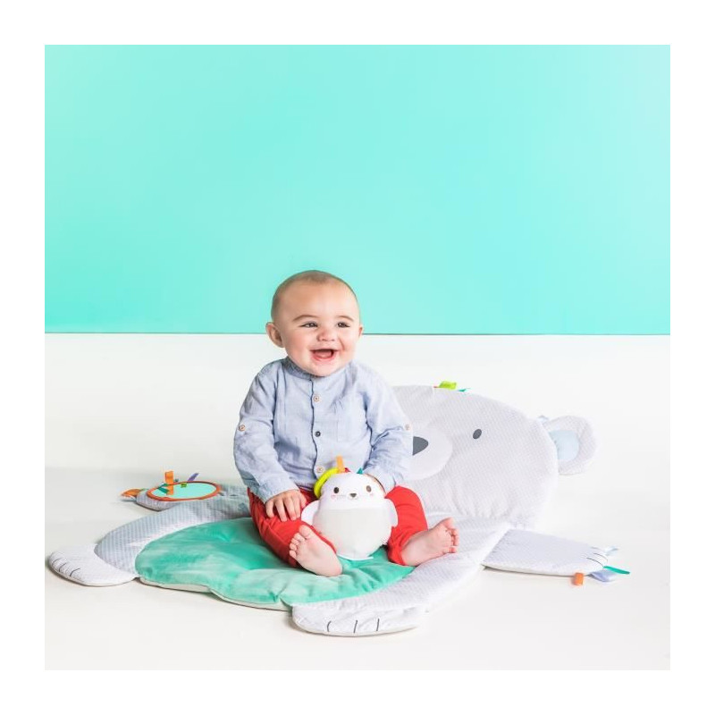 Image secondaire de Tapis de jeu Bright Starts Polar Bear Tummy Time Prop & Play 