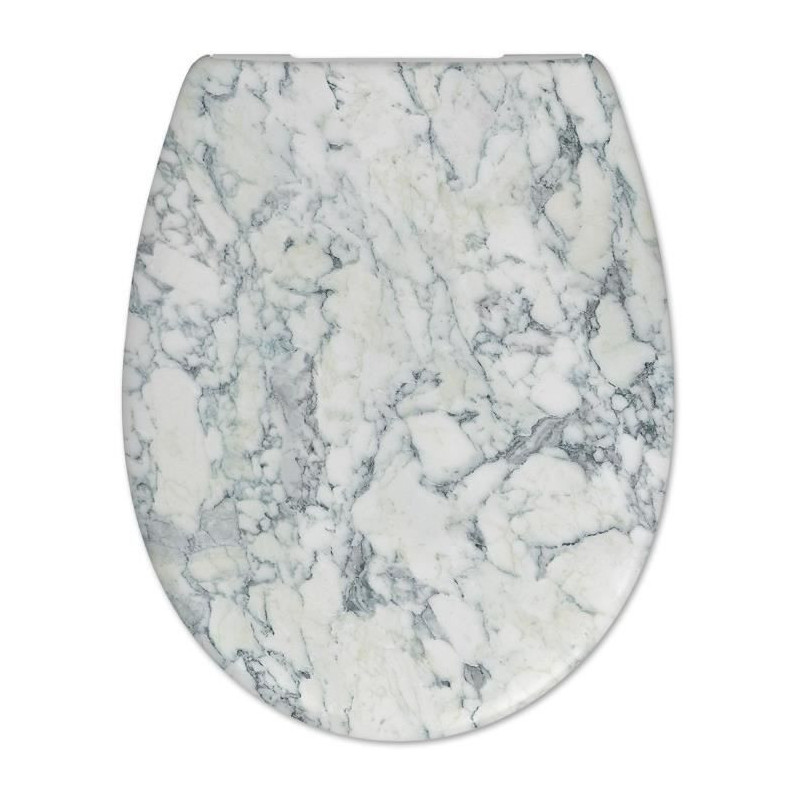 Abattant WC Carolina Beach Cedo Torano Blanc/Gris