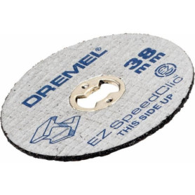 Lot de 12 Disques DREMEL S456B EZ SpeedClic (ø 38mm. Epaisseur 1.2 mm. P 20,99 €