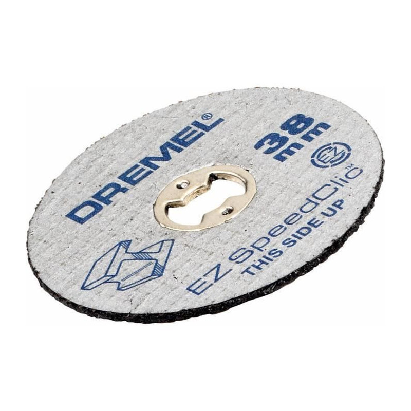 Lot de 12 Disques Dremel - EZ SpeedClic - Tronçonnage/Découpe Métaux - ø 38mm - épaisseur 1,2mm