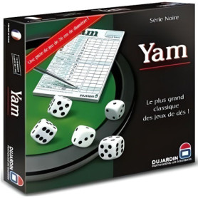 Yam 421 jeu de dés - Série noire - Jeu de société traditionnel - 55318 - 28,99 €