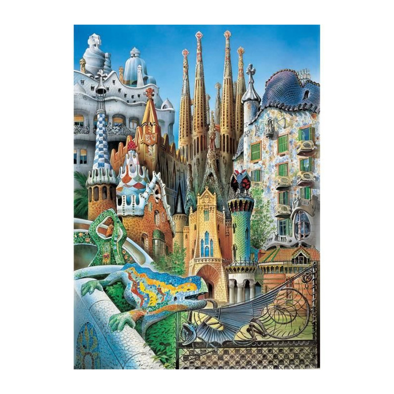 Puzzle Educa MININATURE (1000 Pièces)