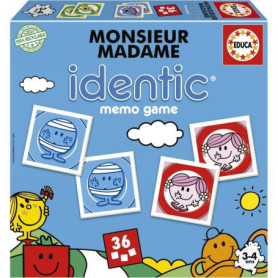 MONSIEUR MADAME - IDENTIC - Jeu de mémoire 20,99 €