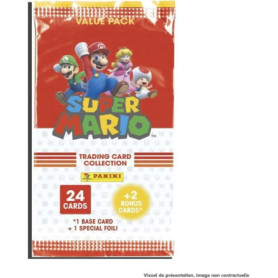 PANINI - Super Mario Trading Cards - Fat Pack De 24 Cartes + 2 Cartes Bo 18,99 €