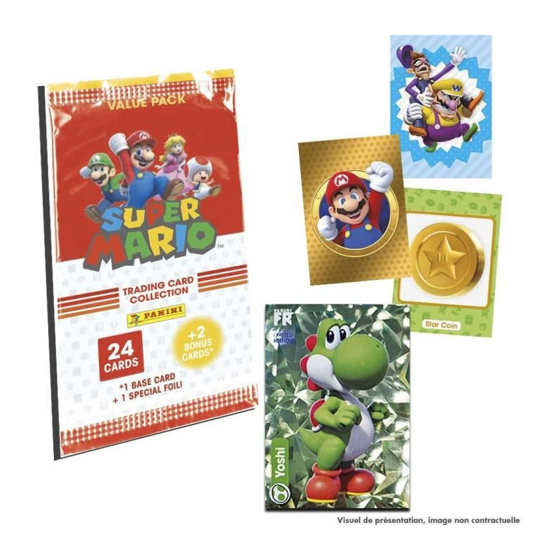 Image secondaire de Pack d'images Panini Super Mario Trading Cards (FR)