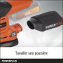 Ponceuse multi sans fil 20V + 1x abrasif 80G - DUAL POWER POWDP50200 - L 55,99 €