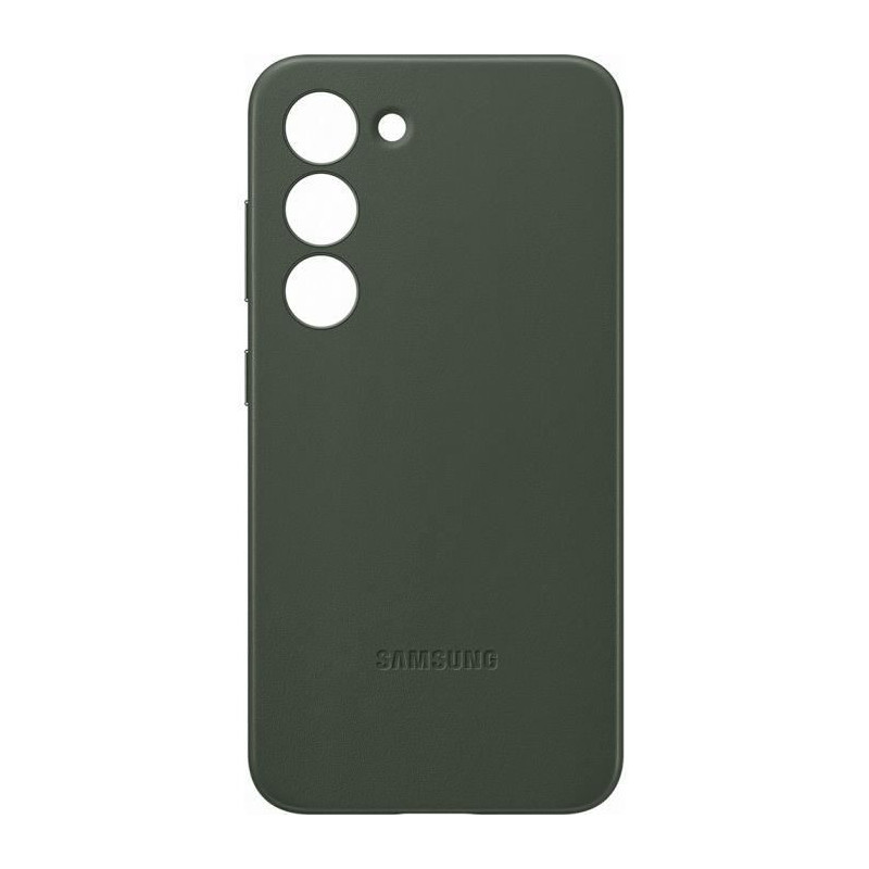 SAMSUNG Coque en cuir Galaxy S23 Vert