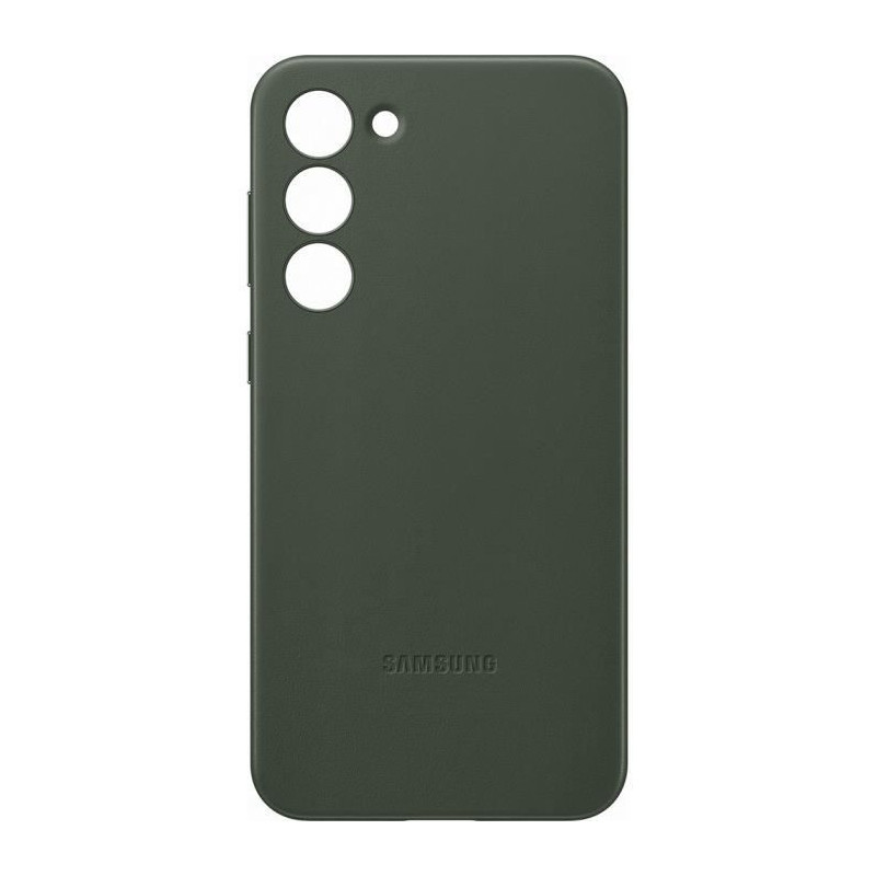 SAMSUNG Coque en cuir Galaxy S23+ Vert