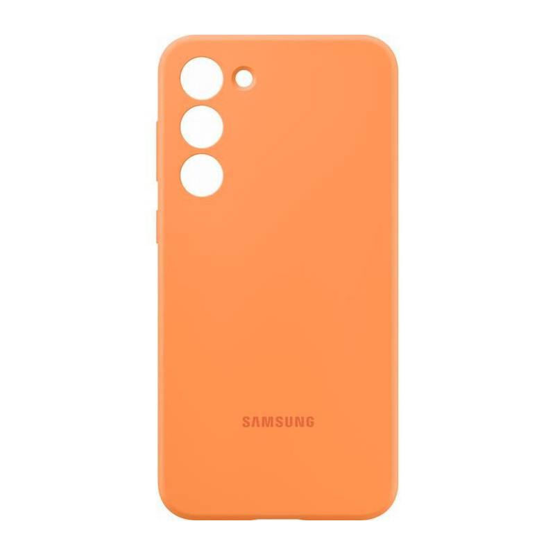 SAMSUNG Coque Silicone Galaxy S23+ Orange