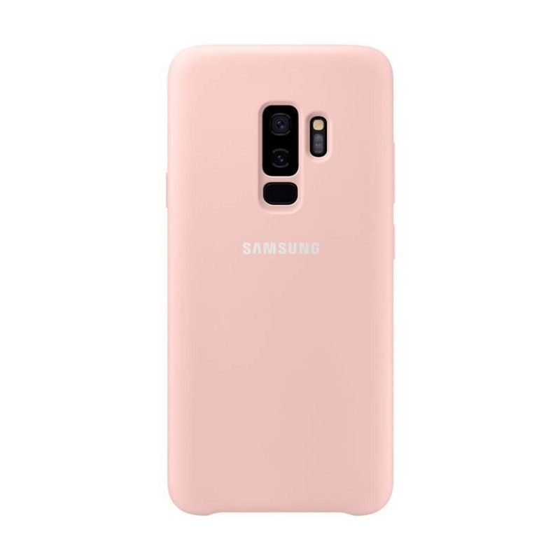 Samsung Coque Silicone S9+ Rose