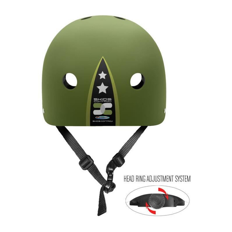 Image secondaire de Casque Stamp Military Star Noir