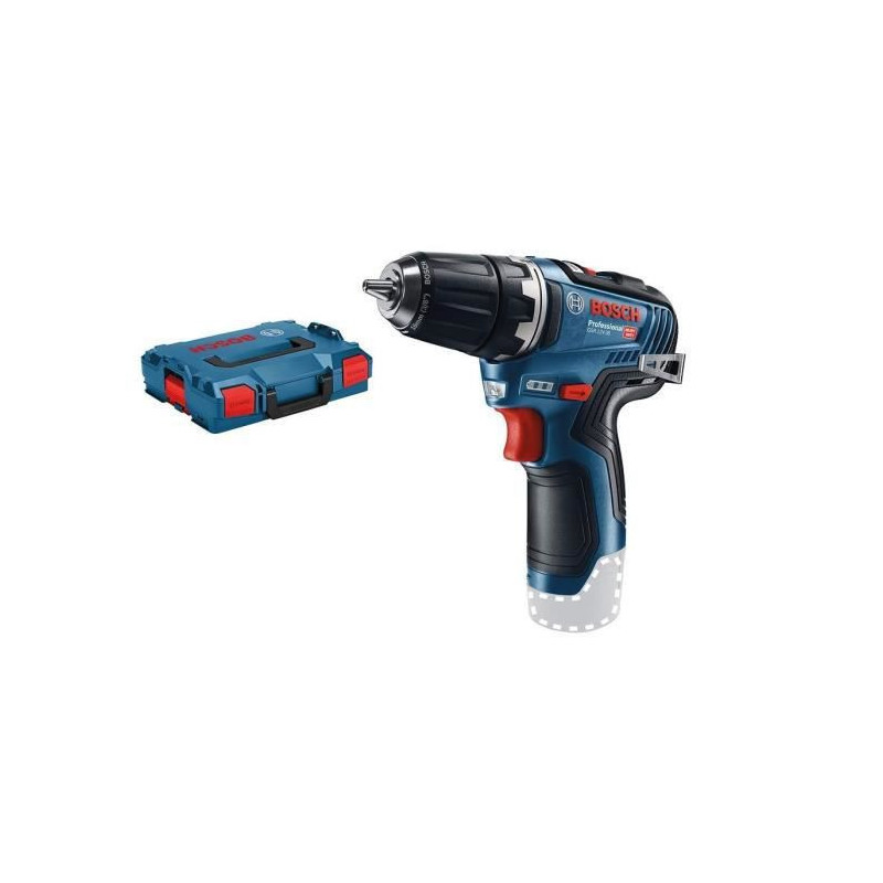 Bosch GSR 12V-35 1750 tr/min Sans clé 750 g Noir, Turquoise