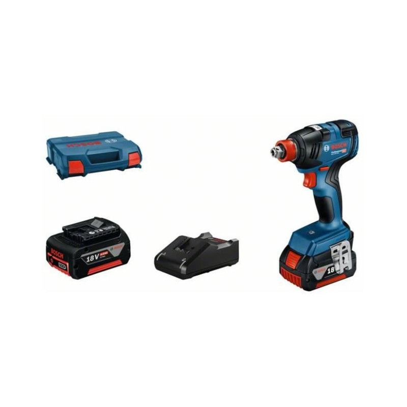 Bosch GDX 18V-200 3400 tr/min Noir, Bleu, Rouge