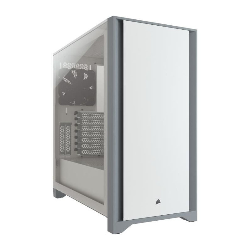 Boîtier ATX semi-tour Corsair 4000D Blanc