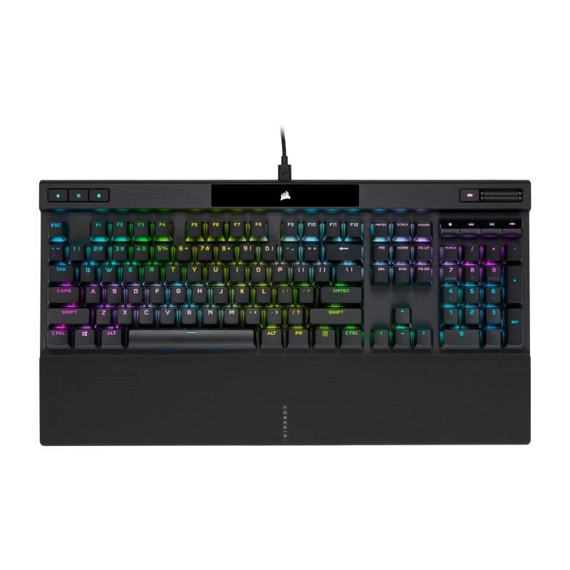 Clavier Bluetooth avec Support pour Tablette Corsair K70 RGB PRO Noir Français Azerty