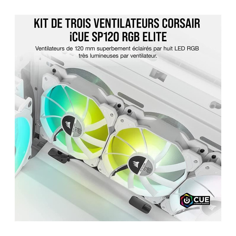 Image secondaire de Ventillateur de cabine Corsair SP120 RGB ELITE