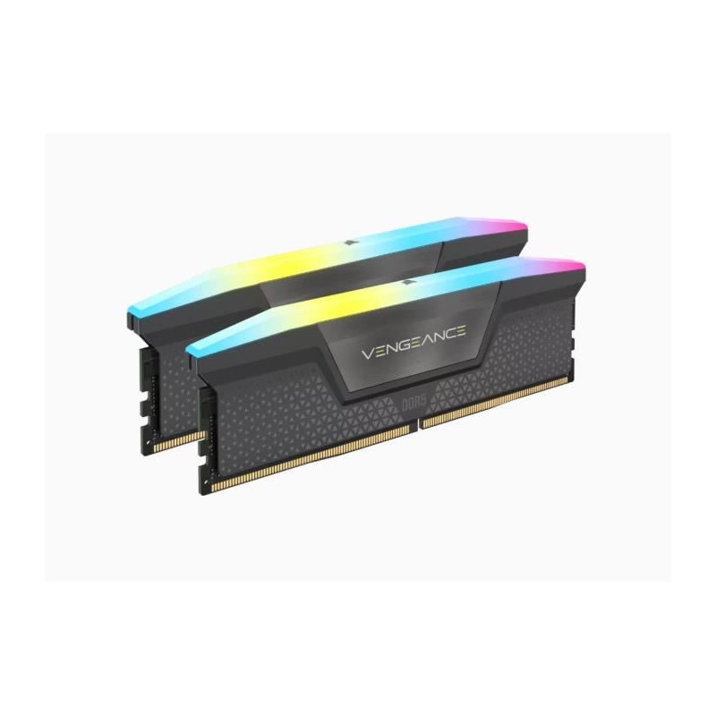 Image secondaire de Mémoire RAM - CORSAIR - Vengeance RGB DDR5 - 32GB 2x16GB DIMM - 5200 MHz