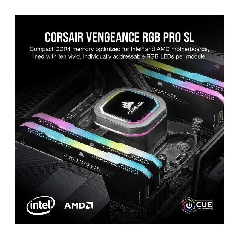 Image secondaire de Mémoire RAM Corsair cmH32GX4M2D3600C18 CL18 32 GB