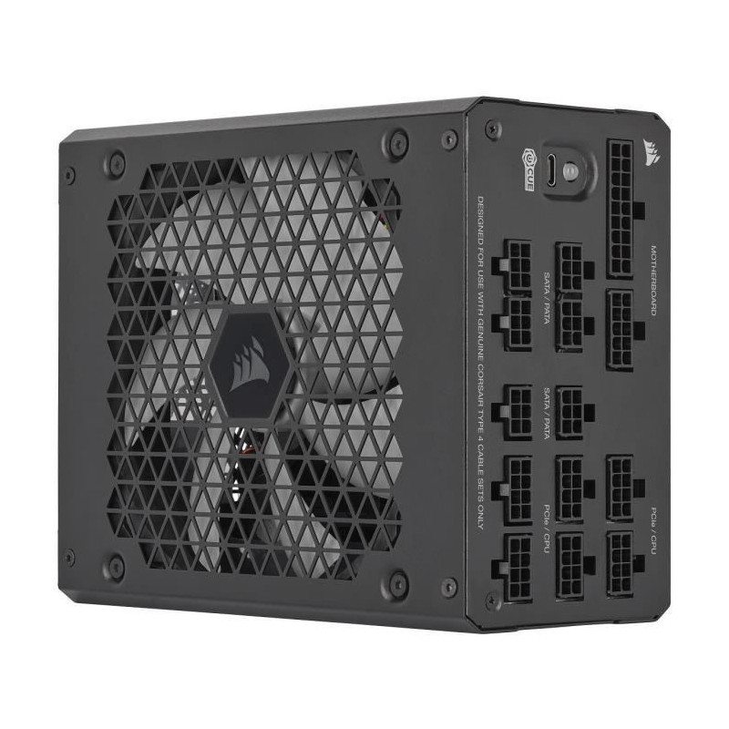 Image secondaire de Bloc dAlimentation Corsair HX1000i Modulaire 1000 W 150 W 80 PLUS Platinum 80 PLUS Titanium