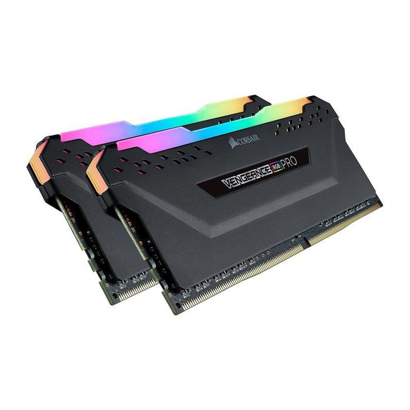 Mémoire RAM - CORSAIR - Vengeance RGB Pro DDR4 - 32GB 2x16GB DIMM - 3200