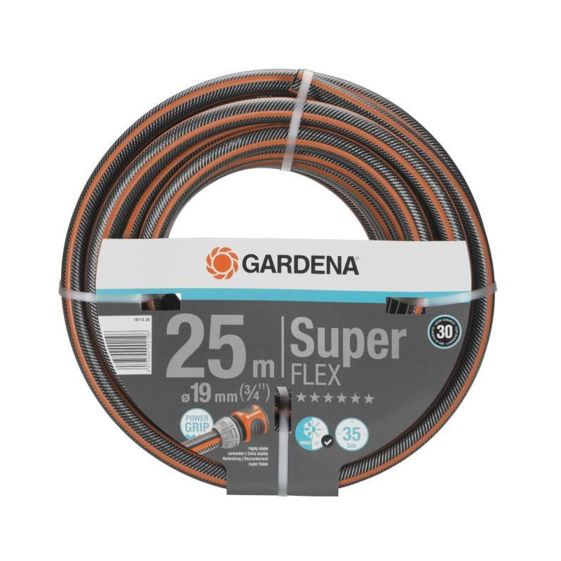 Tuyau d'arrosage Gardena Super Flex Ø 19 mm (25 m)