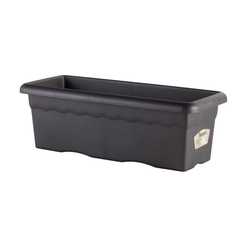 Pot Plastiken Planter 80 x 26 cm Rectangulaire Anthracite