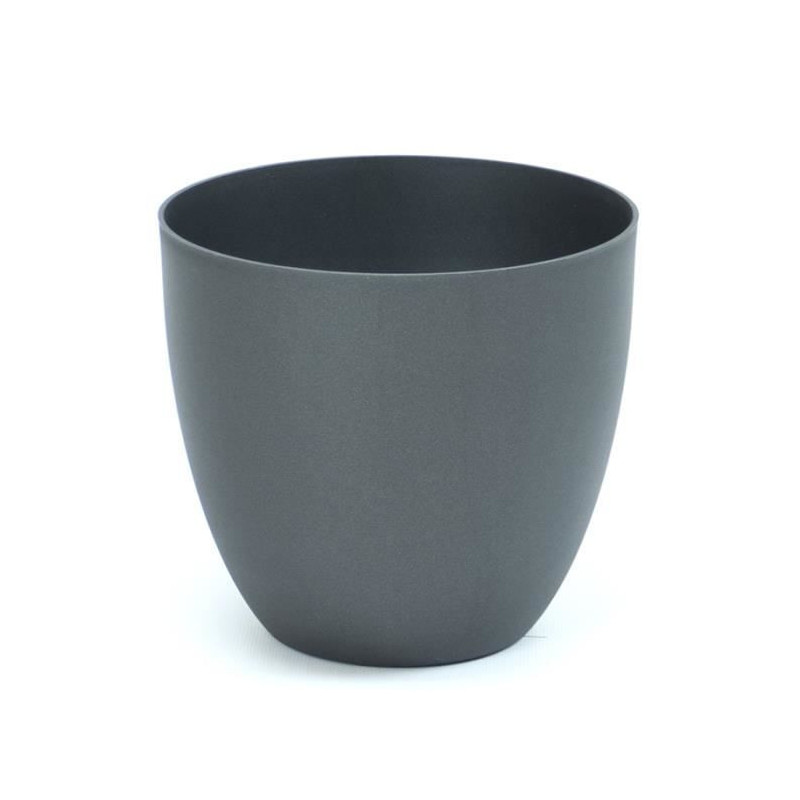 Pot Plastiken Ø 38 x 33 cm Rond Plastique Multicouleur Gris foncé