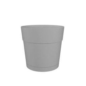 Pot a fleurs et plantes rond CAPRI LARGE - Plastique - Réservoir d'eau - 21,99 €