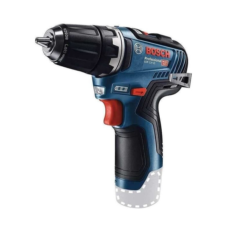 Image secondaire de Bosch GSR 12V-35 FC Professional 1750 tr/min 590 g Noir, Bleu