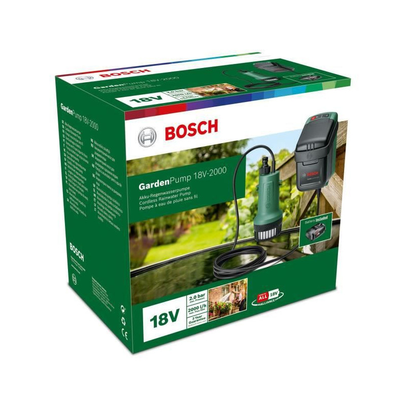 Image secondaire de Bosch GardenPump18V-2000 (1x2.5Ah) 2000 l/h