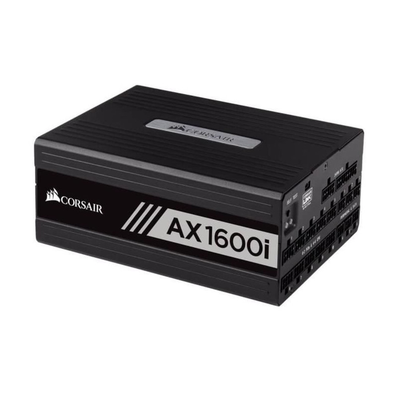 Image secondaire de Bloc dAlimentation Corsair AX1600i 1600 W Modulaire 80 PLUS Titanium Noir