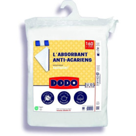 DODO - PROTEGE MATELAS - L'ABSORBANT - ANTI ACARIENS - 160x200 cm - BLAN 44,99 €