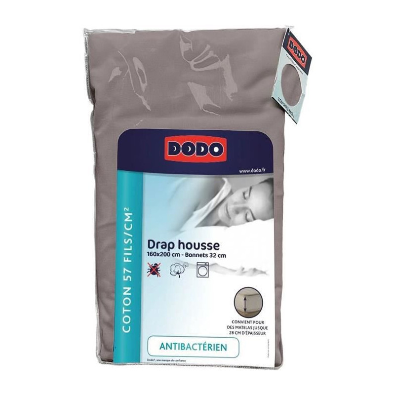 Drap housse Dodo Taupe