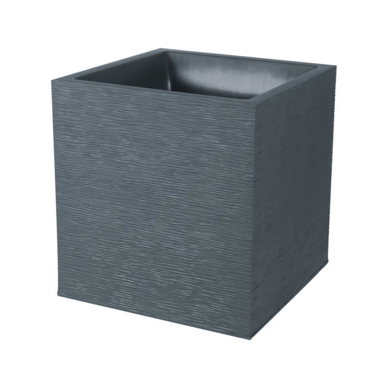 Pot EDA Carré Gris foncé (39 x 39 x 43 cm)