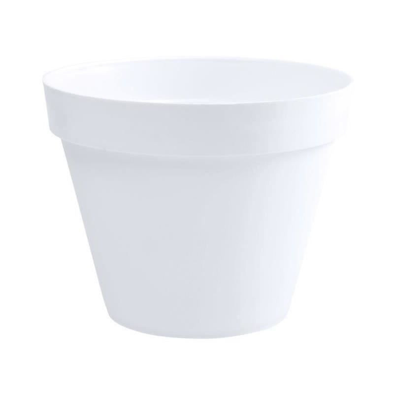 Pot EDA Tuscan Ø 40 x 32 cm Ronde Blanc polypropylène