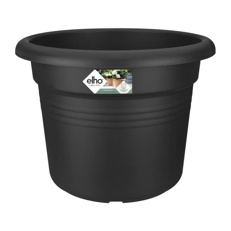 Pot Elho Noir Ronde Plastique Ø 40 cm