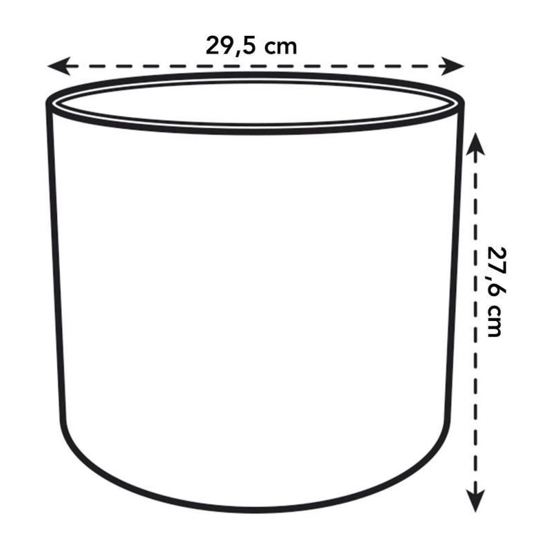 Image secondaire de Pot Elho Blanc Vert Plastique 30 x 30 x 28 cm