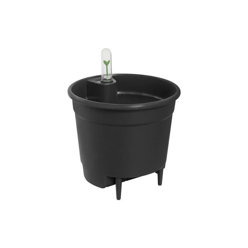 Pot Elho Noir polypropylène Rond Moderne Ø 21 cm 21 cm