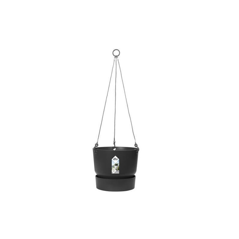 Image secondaire de Pot Elho Outdoor Ø 23,9 x 20,3 cm Noir Plastique