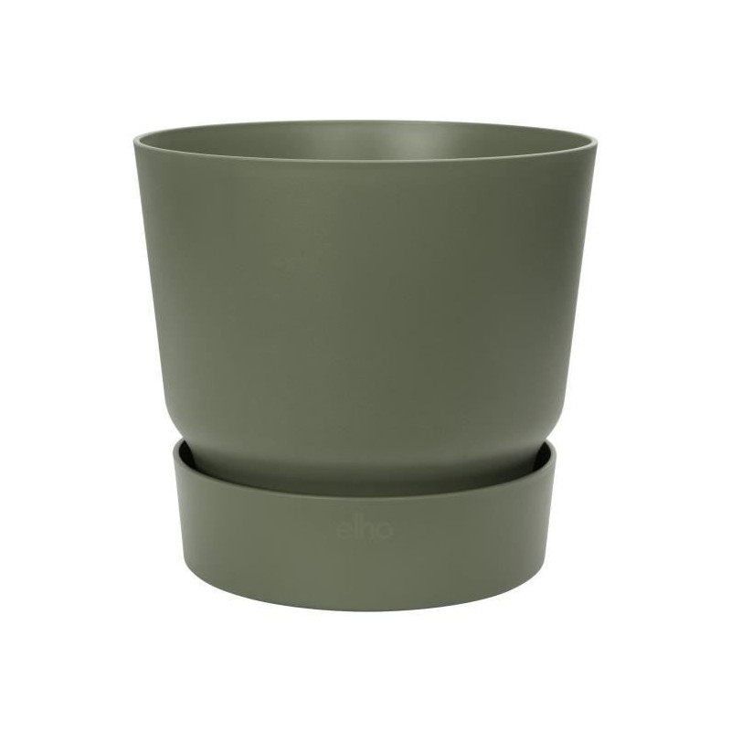 Pot Elho Greenville Ø 24,48 cm Vert Plastique Rond Ø 25 cm Ø 24,5 x 23,30 cm