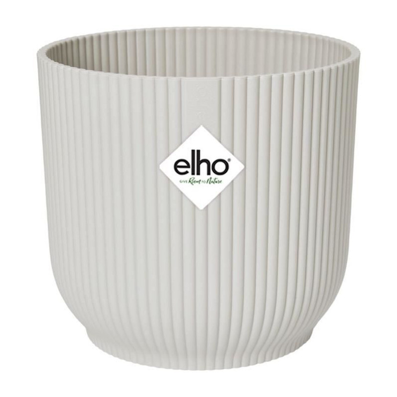 Pot Elho Ø 25 cm Ronde Blanc Plastique