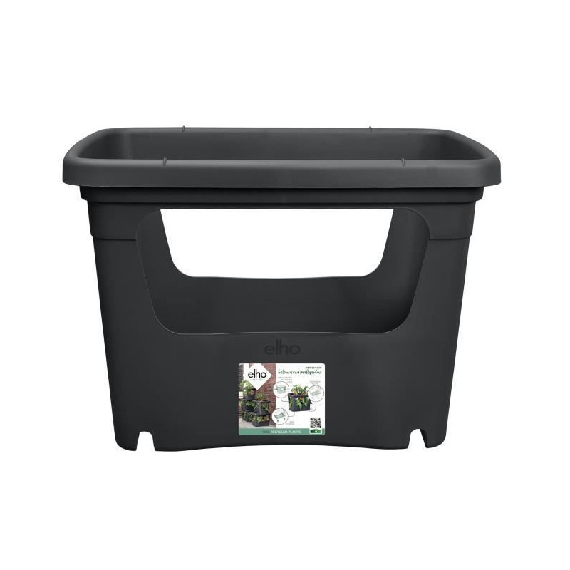 Cache-Pot Elho 35,1 x 50,9 x 35,7 cm Noir