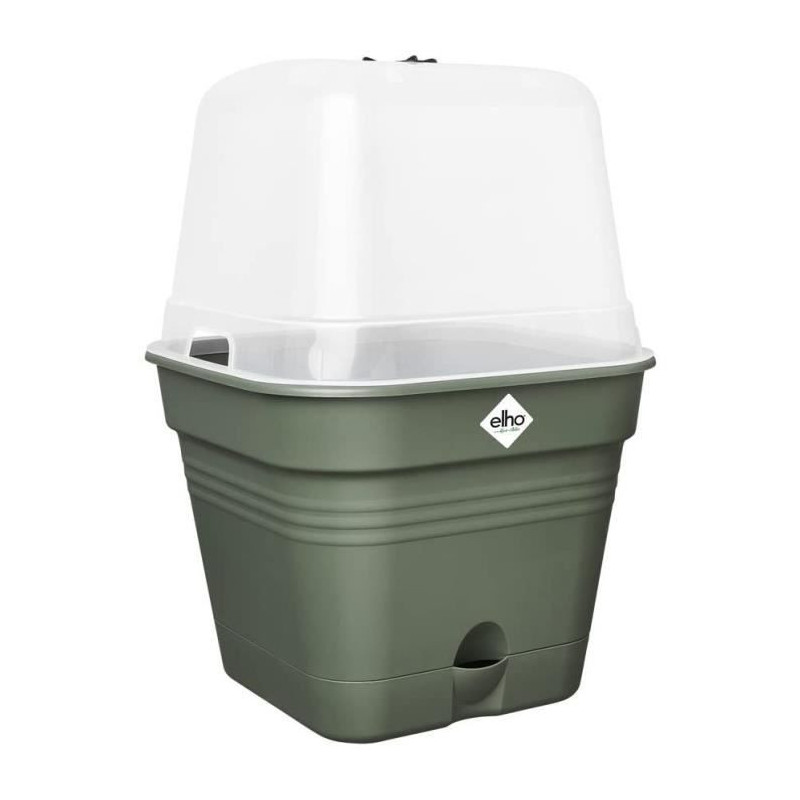 Pot Elho Avec couvercle Vert Plastique Ø 20 cm