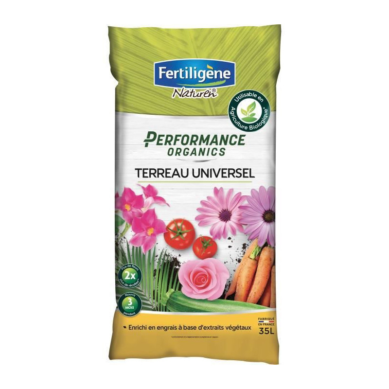 Terreau d'empotage Fertiligène POTUN35 35 L 35 L