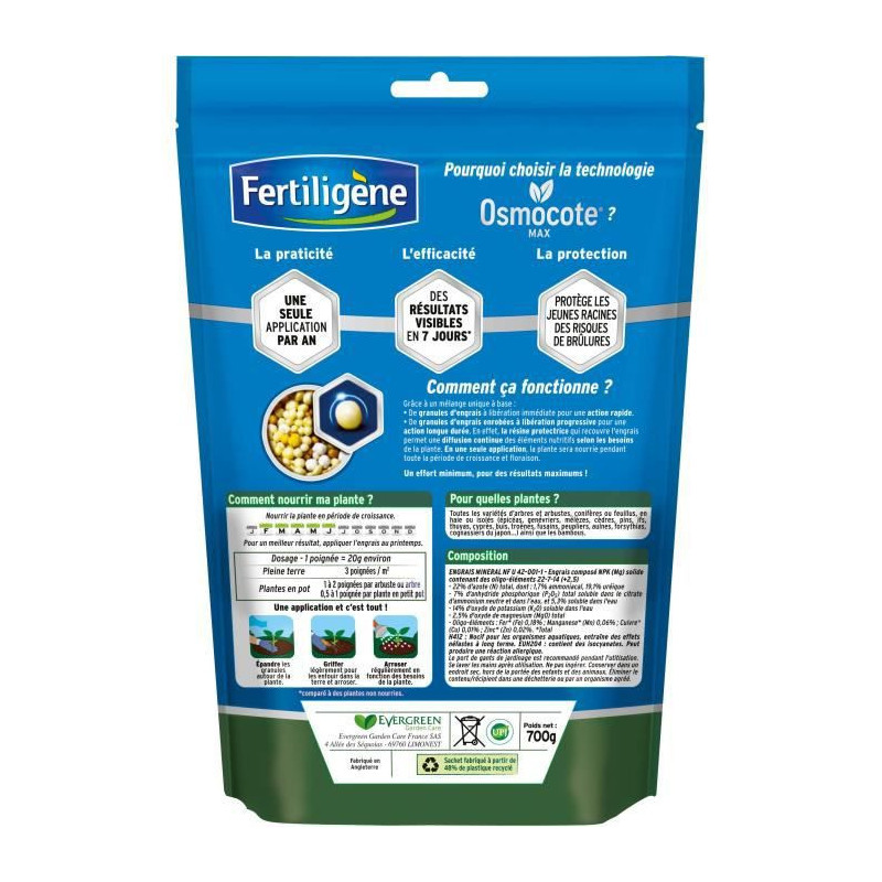 Image secondaire de Engrais pour les plantes Fertiligène 700 g