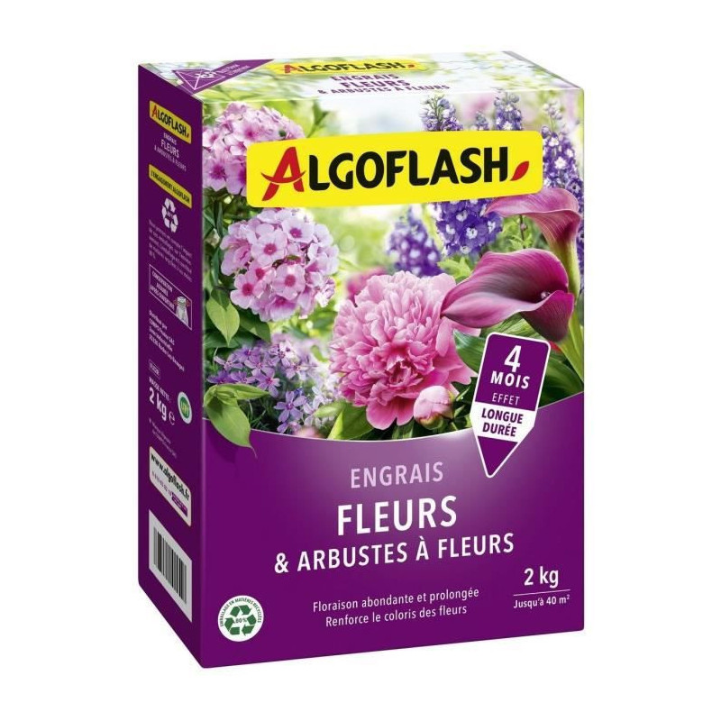 Engrais pour les plantes Algoflash Naturasol FLE2R Fleurs 2 Kg